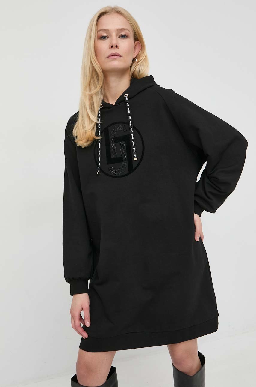 

Платье Liu Jo цвет чёрный mini oversize