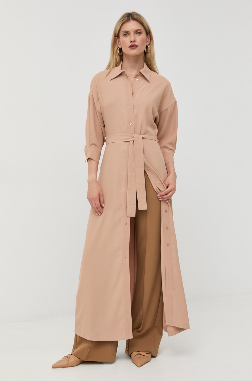 

Сукня Twinset колір бежевий maxi пряма