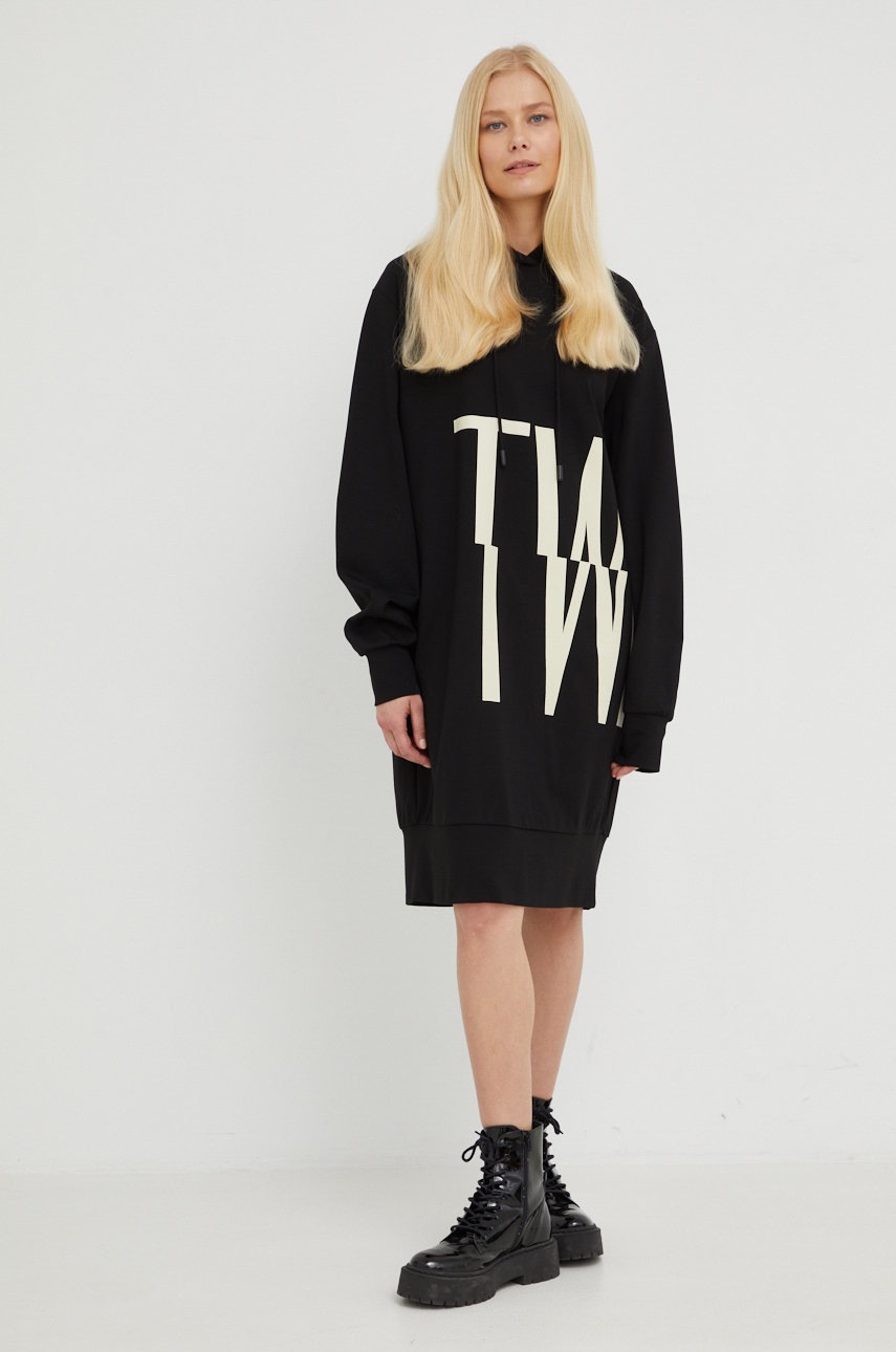 

Платье Twinset цвет чёрный mini oversize