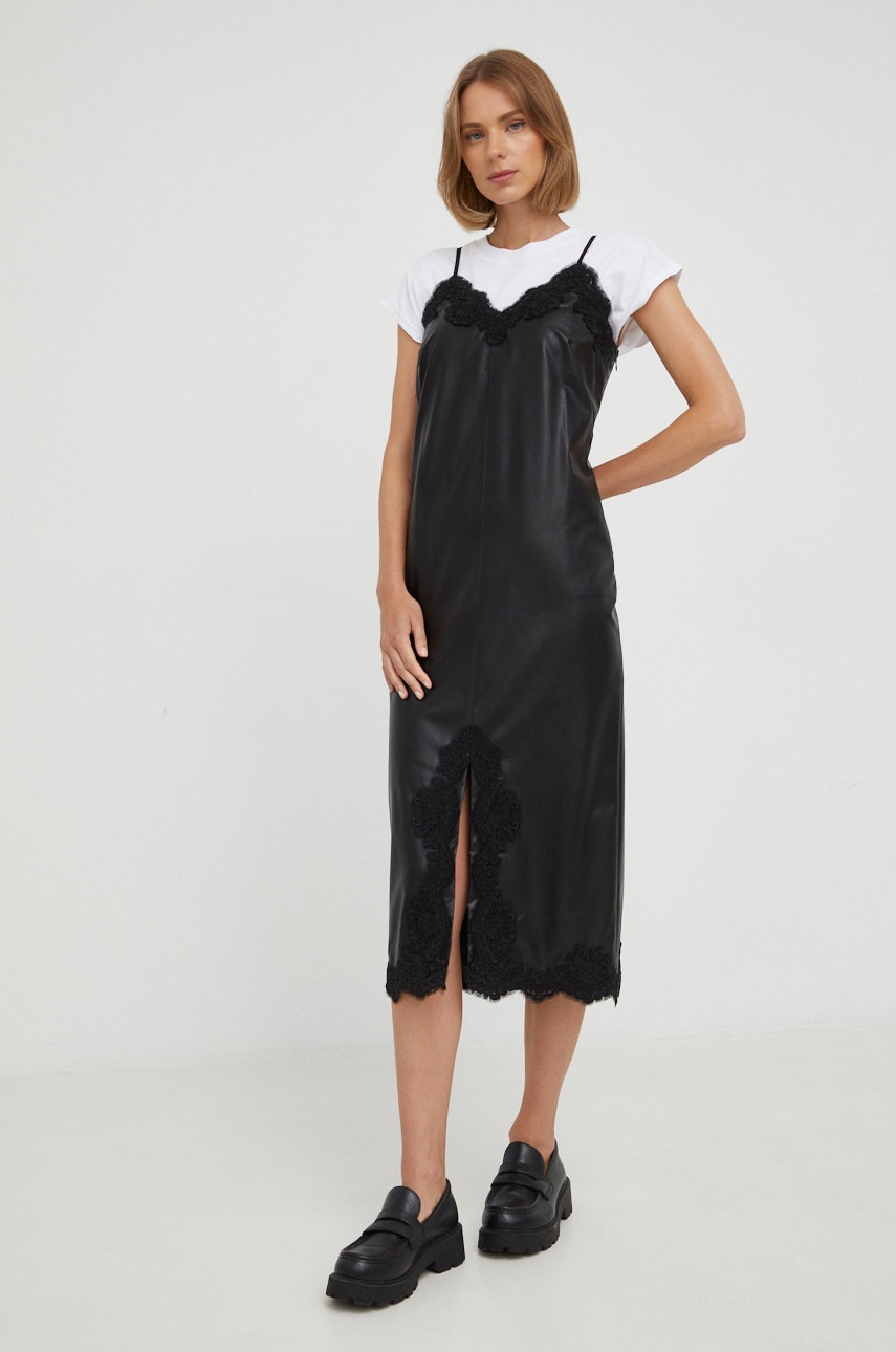 

Платье Twinset цвет чёрный maxi прямая