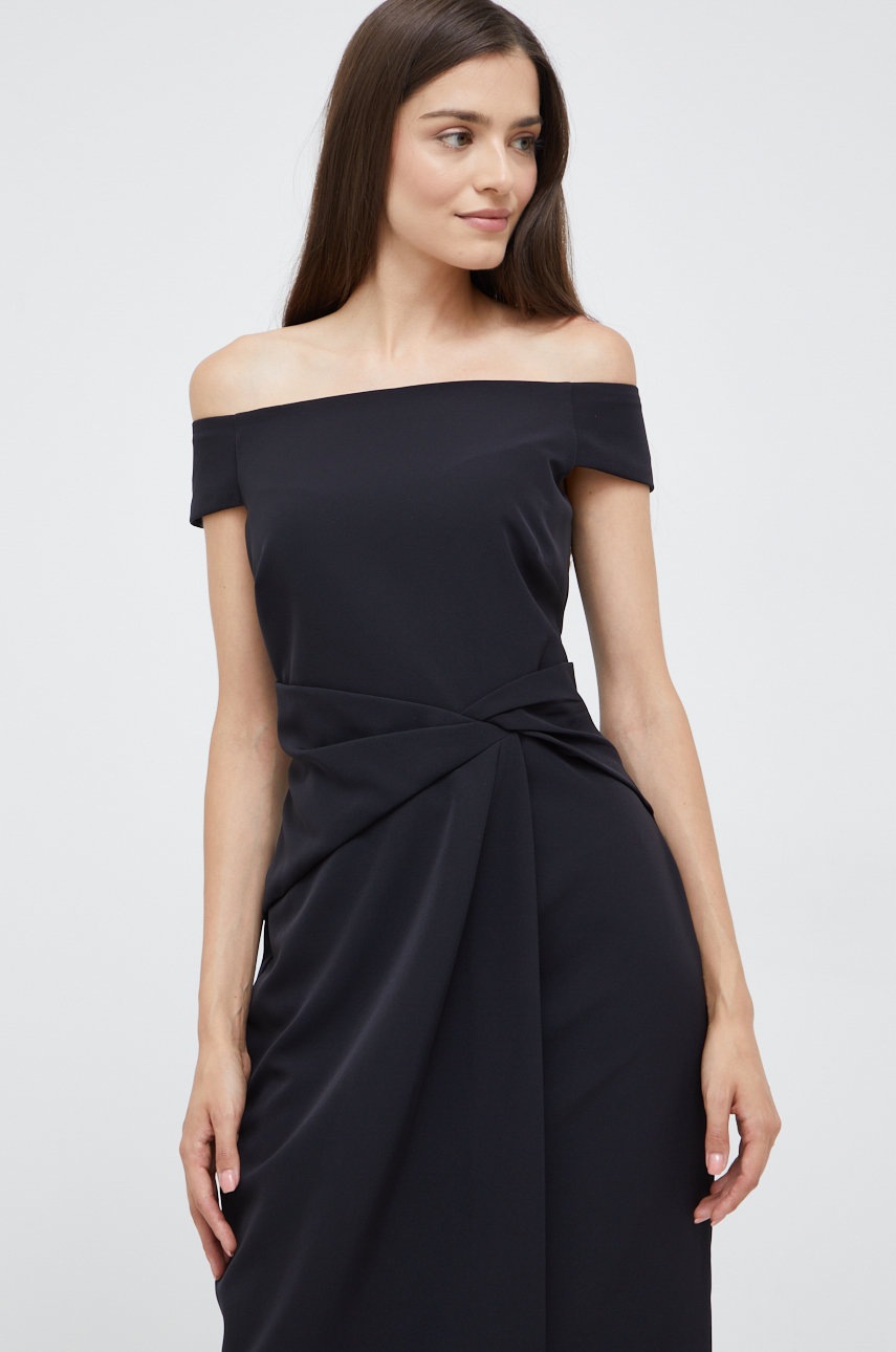 

Платье Lauren Ralph Lauren цвет чёрный mini облегающая