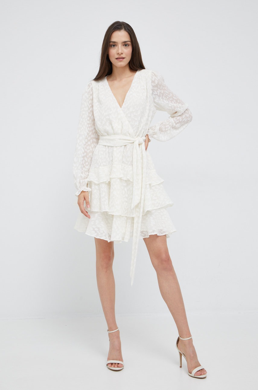 

Сукня Lauren Ralph Lauren колір бежевий mini розкльошена