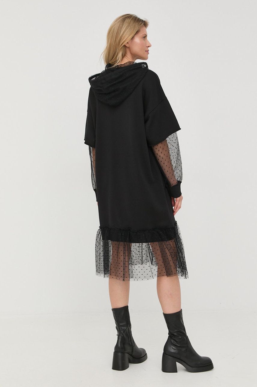 Сукня Red Valentino колір чорний mini oversize
