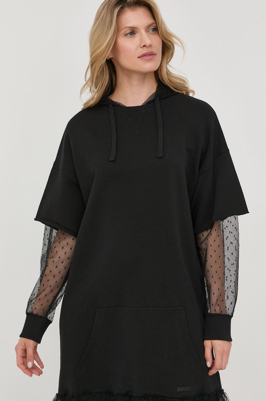 Сукня Red Valentino колір чорний mini oversize