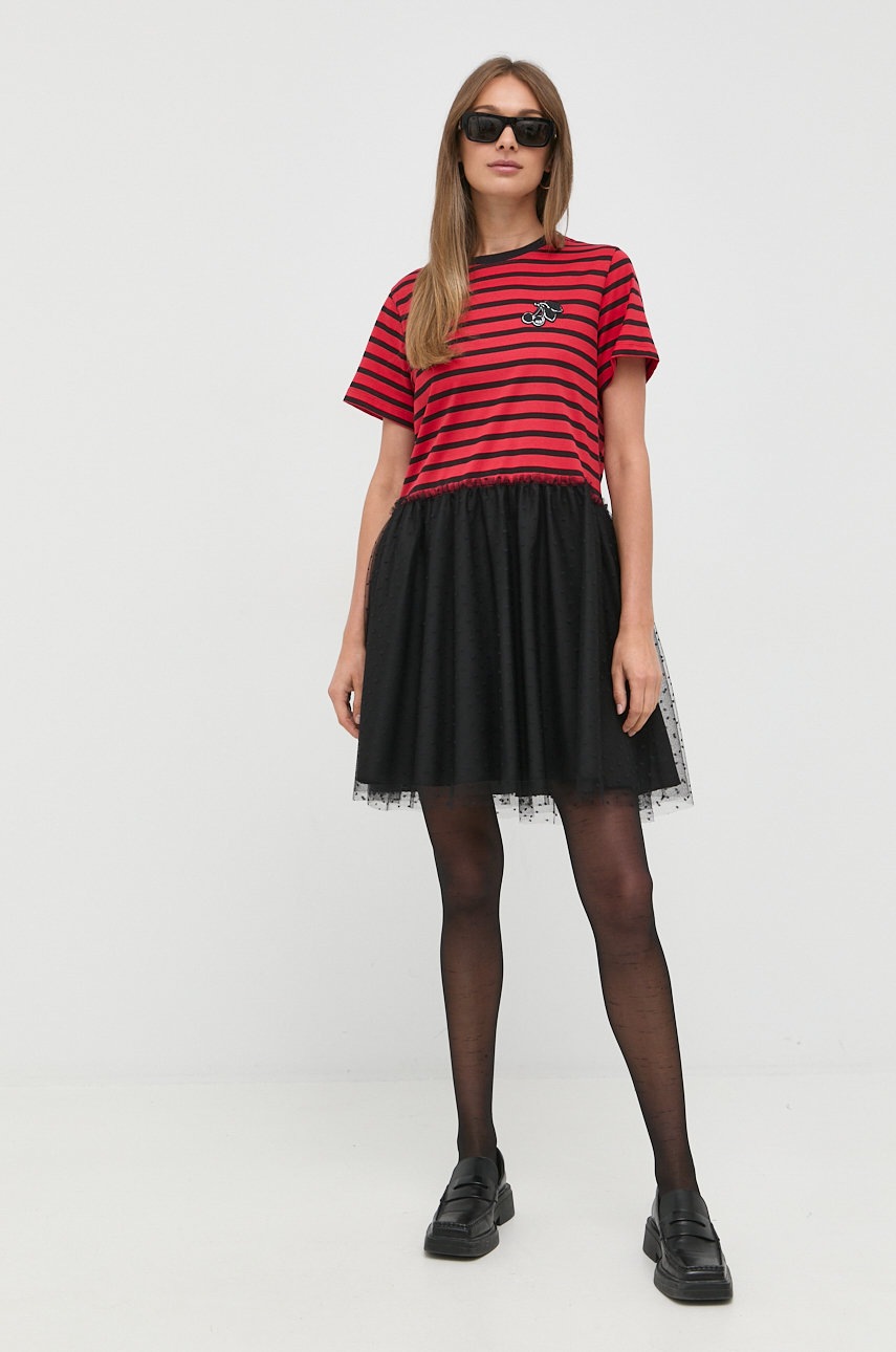 

Платье Red Valentino цвет чёрный mini расклешённая