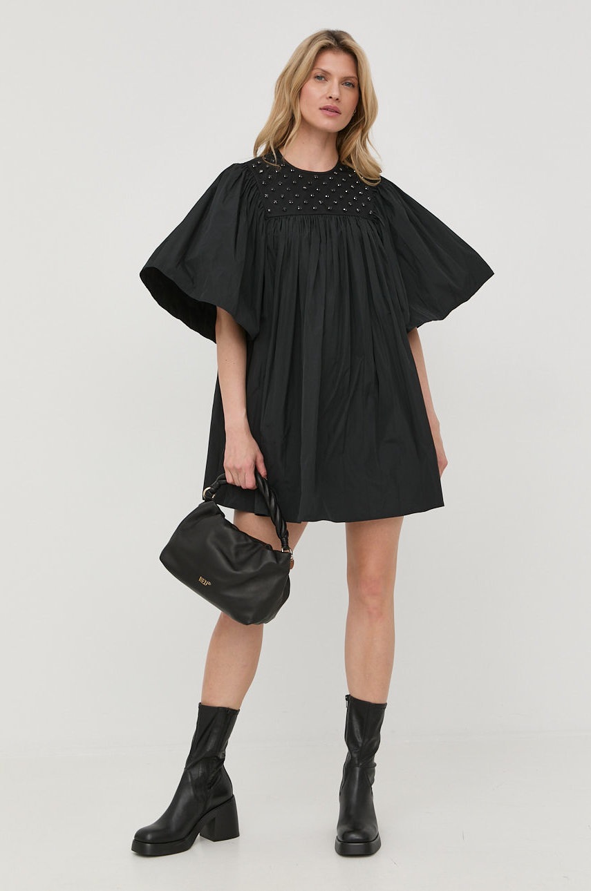 

Платье Red Valentino цвет чёрный mini расклешённая