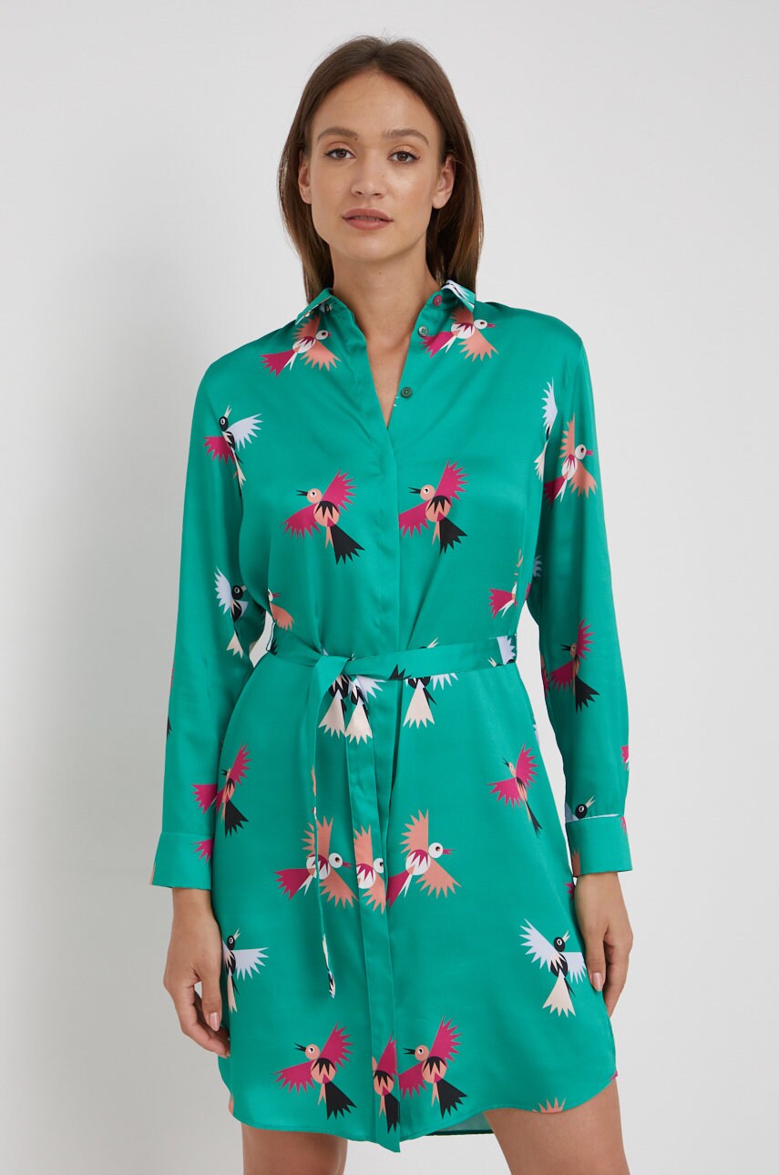 

Платье PS Paul Smith цвет зелёный mini прямая
