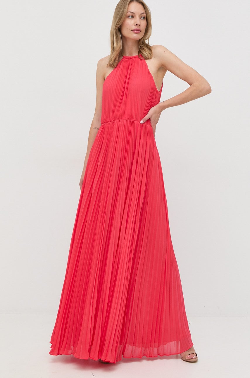 Michael michael kors rochie culoarea portocaliu, maxi, evazati