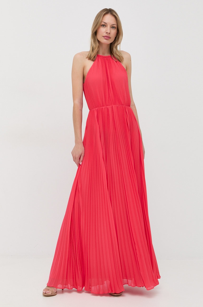

Сукня MICHAEL Michael Kors колір помаранчевий maxi розкльошена