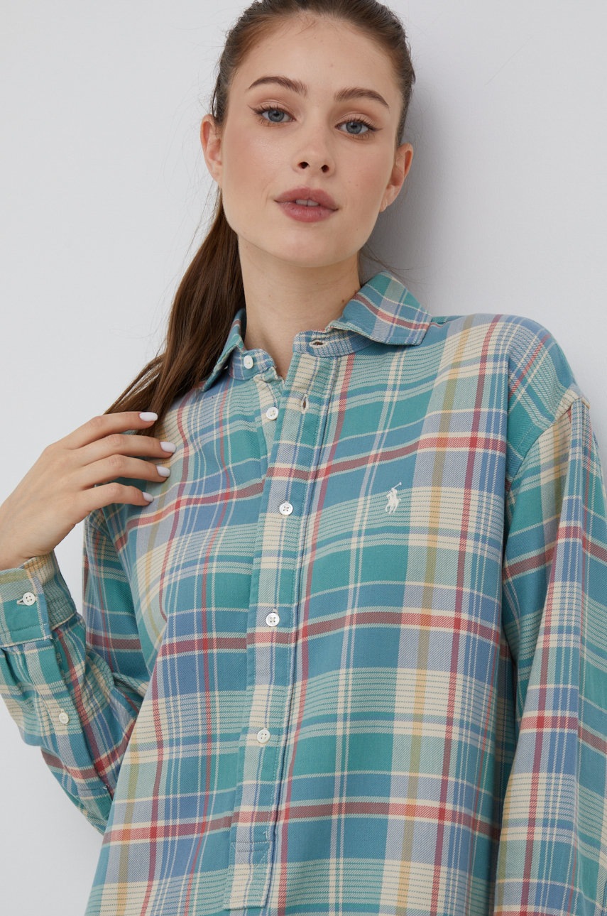 

Хлопковое платье Polo Ralph Lauren mini oversize