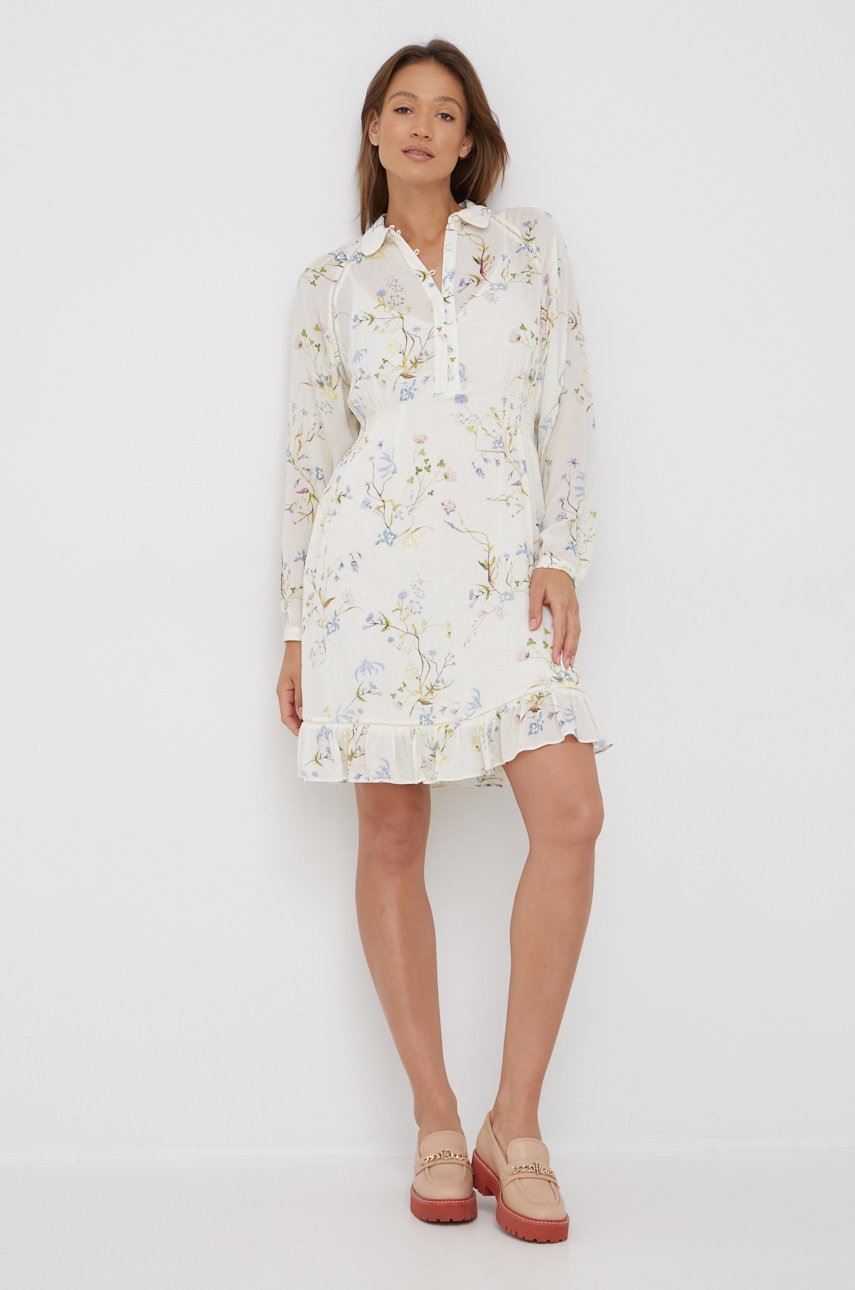 

Сукня Scotch & Soda колір бежевий mini розкльошена