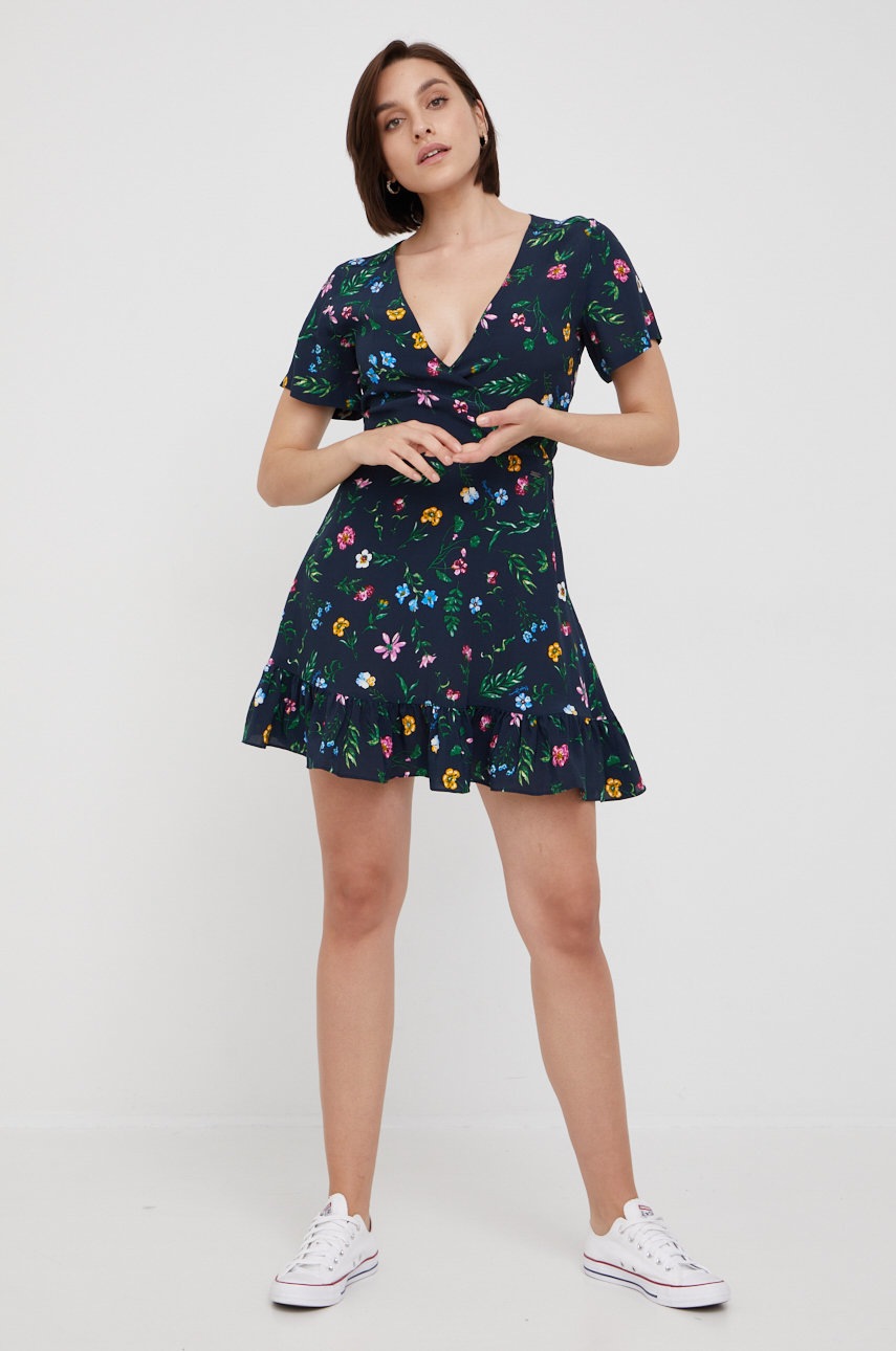 

Платье Pepe Jeans цвет синий mini расклешённое