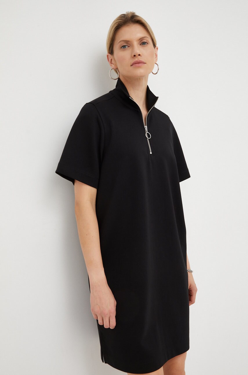 Marc o'polo rochie denim culoarea negru, mini, oversize