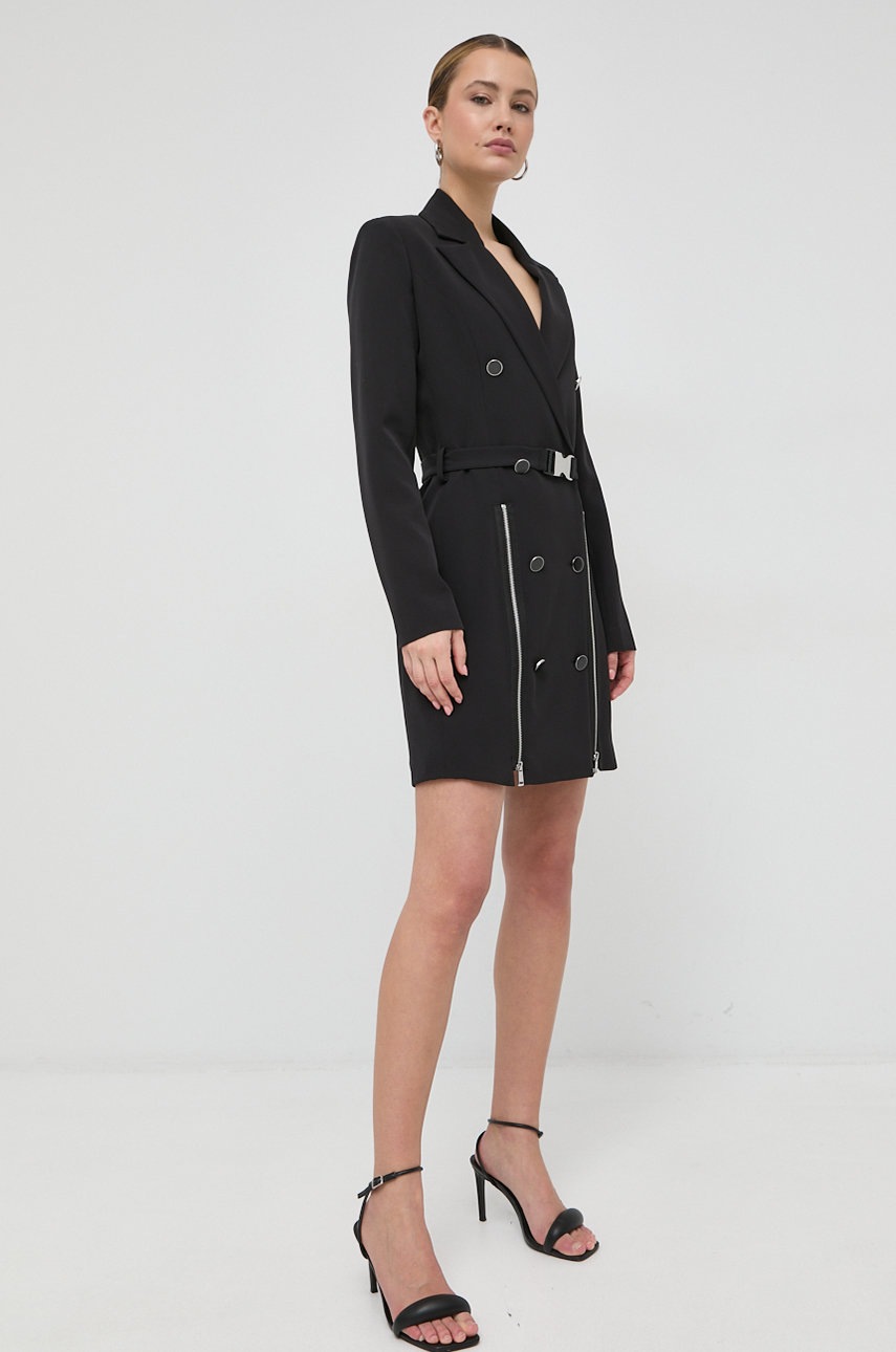 

Платье Guess Coralie цвет чёрный mini прямое
