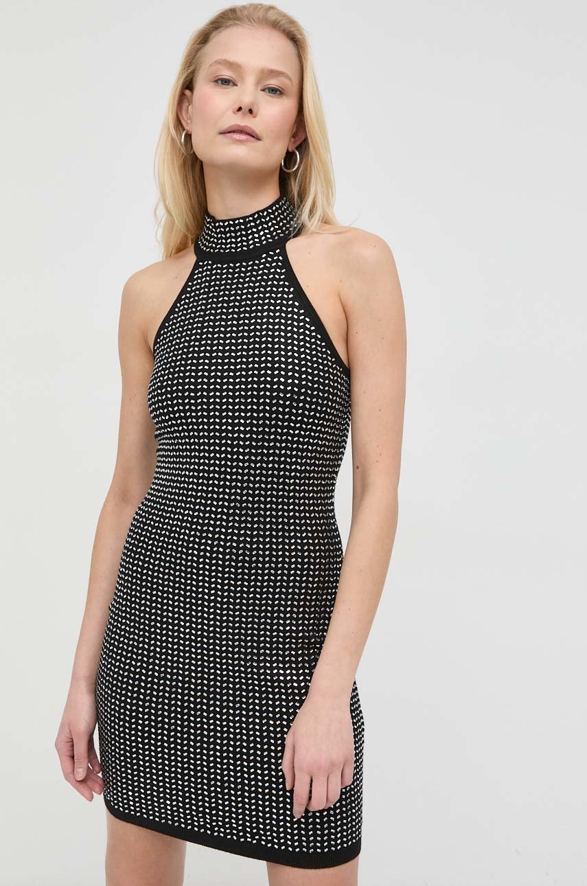 

Сукня Guess колір чорний mini облягаюча
