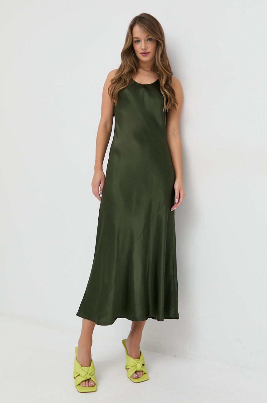 

Сукня Max Mara Leisure Ares колір зелений maxi пряма