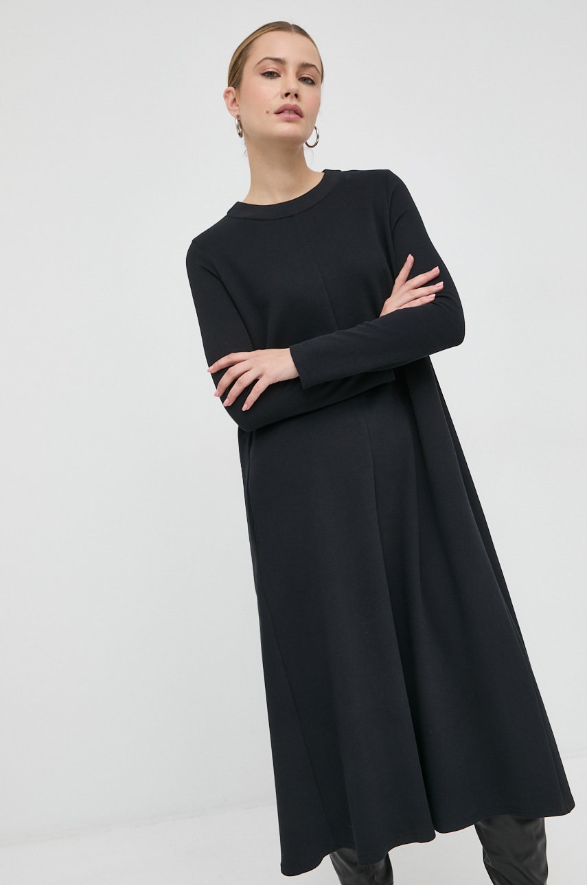 

Сукня Max Mara Leisure колір синій midi oversize