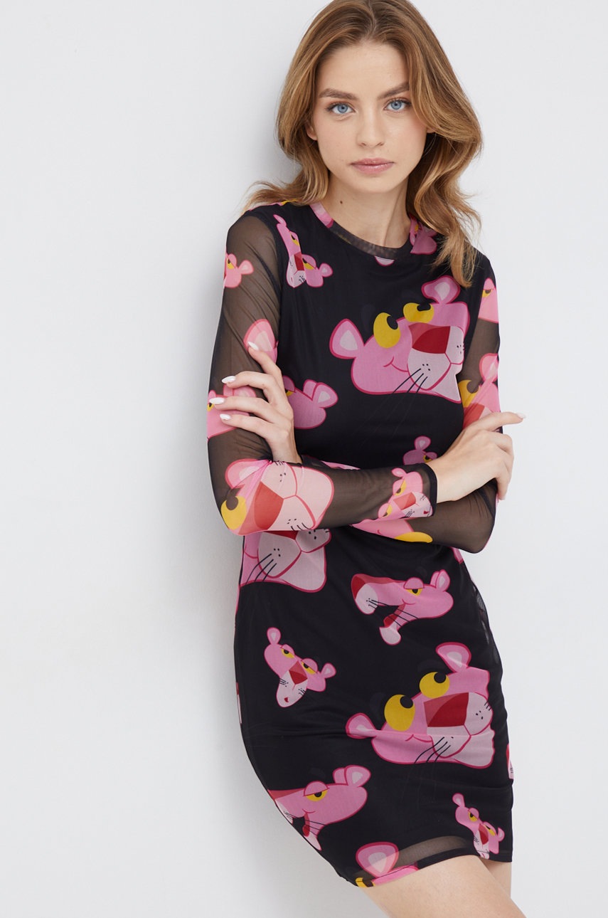 

Сукня Desigual колір чорний mini облягаюча