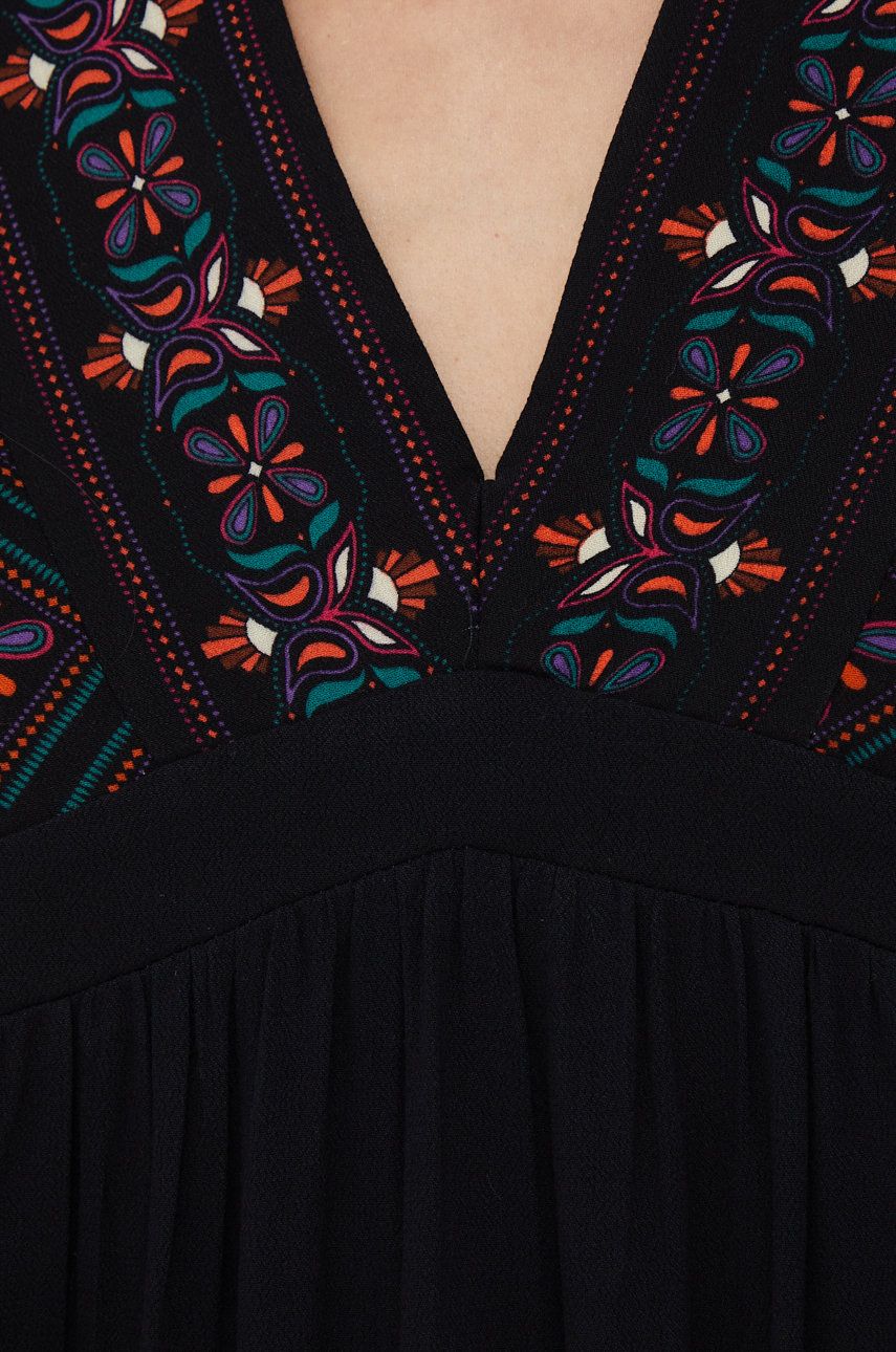 Сукня Desigual колір чорний mini oversize