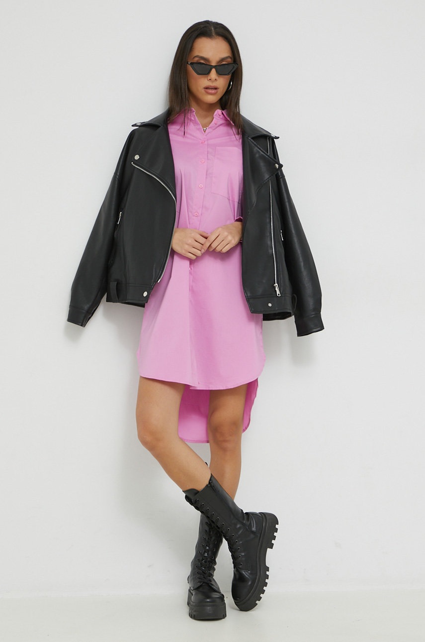 

Сукня JDY Mio колір рожевий mini oversize