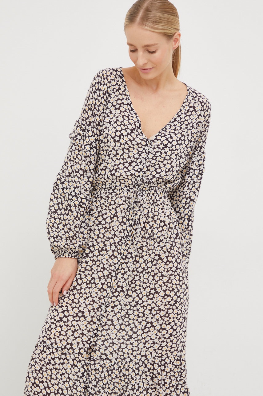 

Платье Billabong цвет чёрный maxi прямая