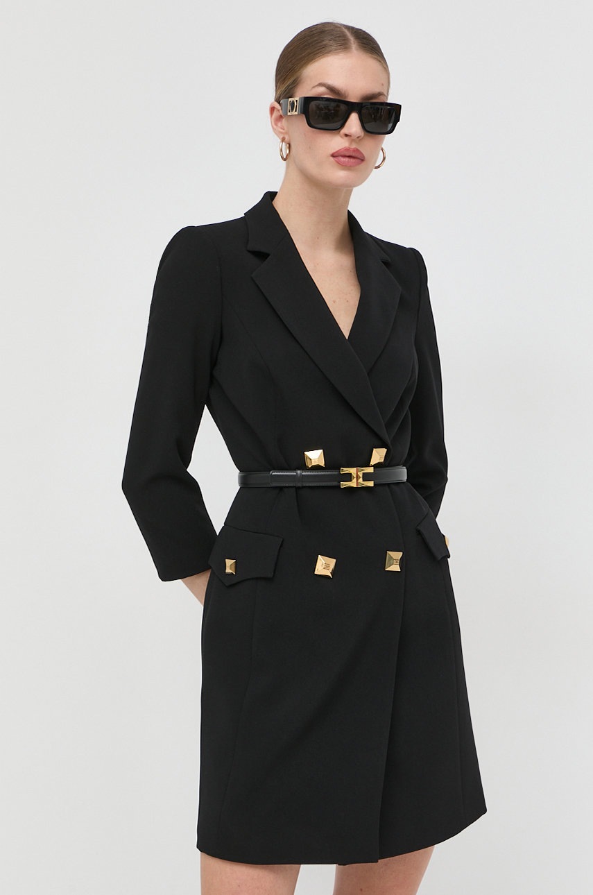 

Сукня Elisabetta Franchi колір чорний mini пряма