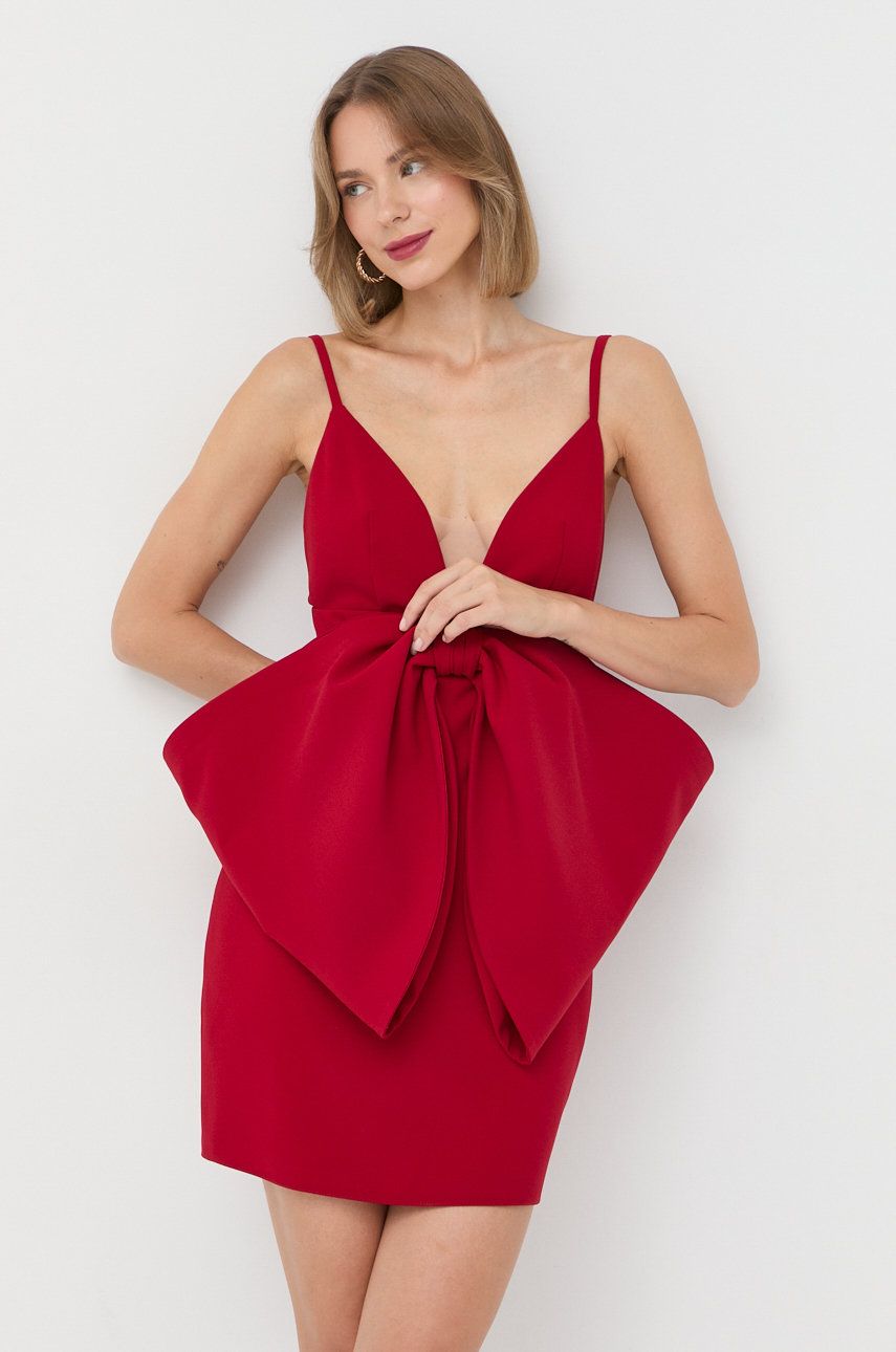 Elisabetta Franchi rochie culoarea rosu, mini, mulata answear imagine noua
