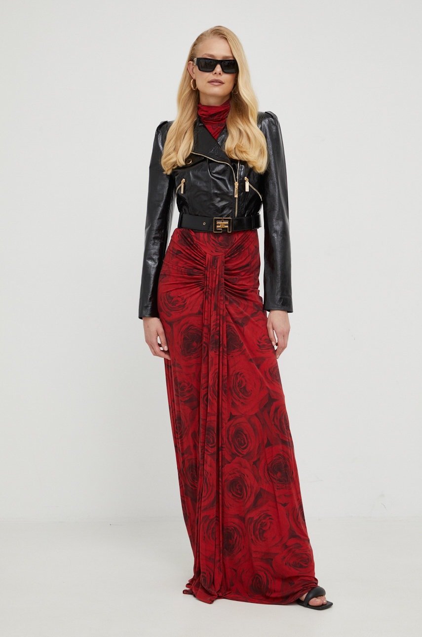 

Платье Elisabetta Franchi цвет красный maxi облегающая