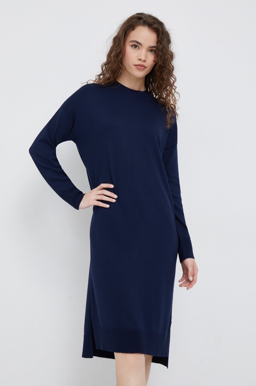 

Сукня United Colors of Benetton колір синій mini oversize