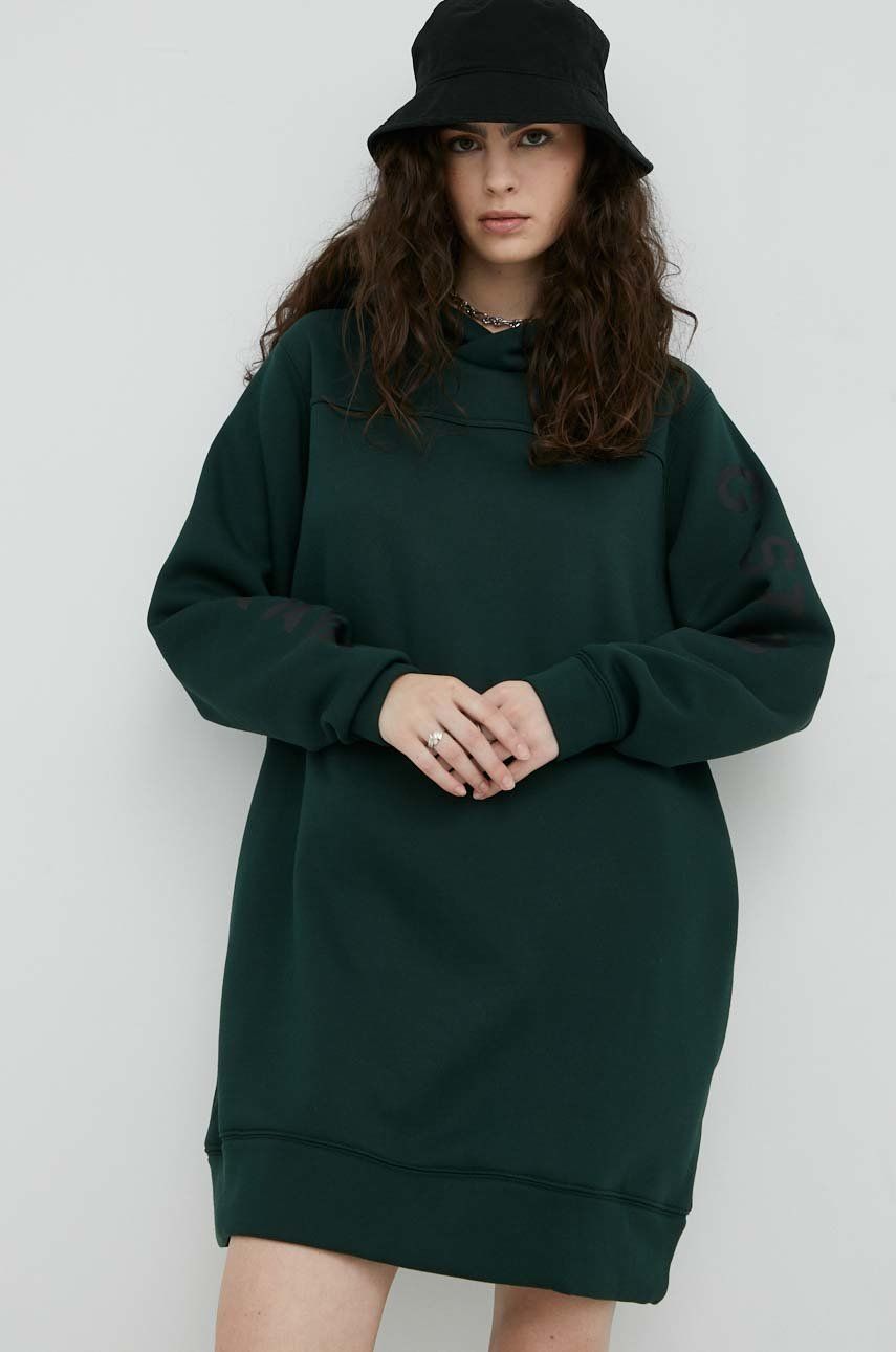 G-Star Raw rochie culoarea verde, mini, oversize answear.ro imagine noua