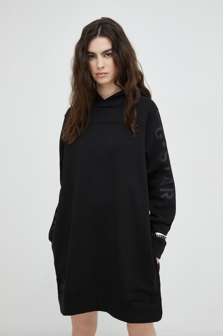 Сукня G-Star Raw колір чорний mini oversize