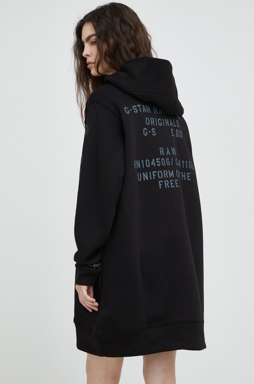 Сукня G-Star Raw колір чорний mini oversize