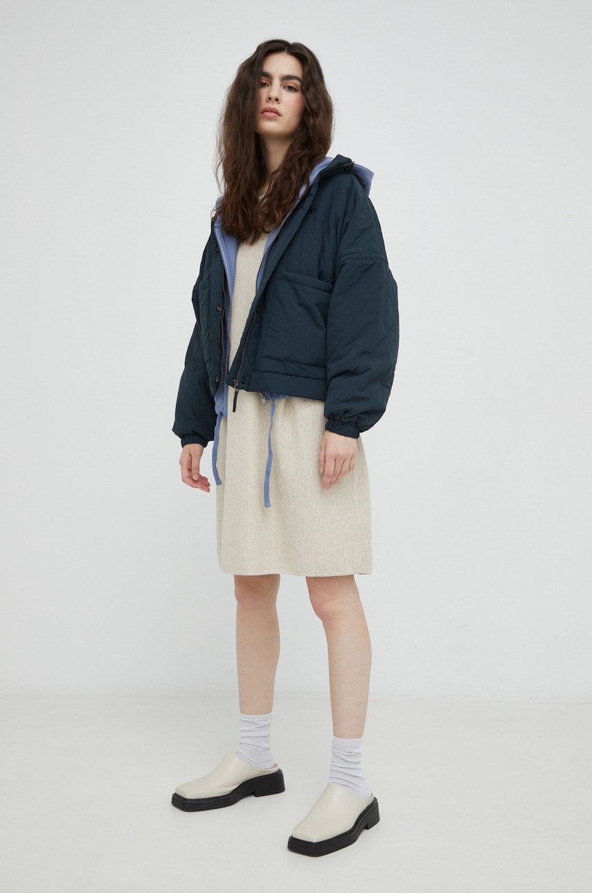 

Хлопковое платье Marc O'Polo цвет бежевый mini oversize
