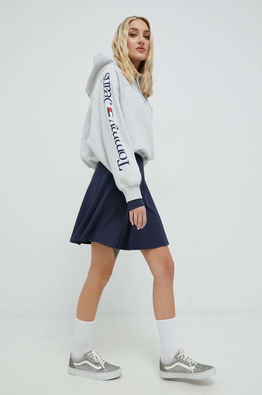 

Платье Tommy Jeans цвет синий mini расклешённая