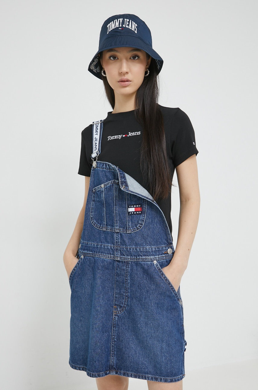 

Джинсова сукня Tommy Jeans колір синій mini пряма