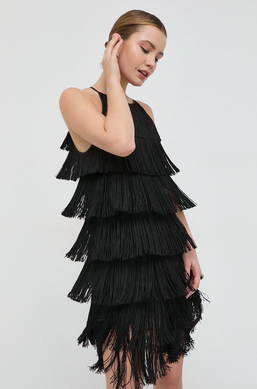 Michael michael kors rochie culoarea negru, mini, drept