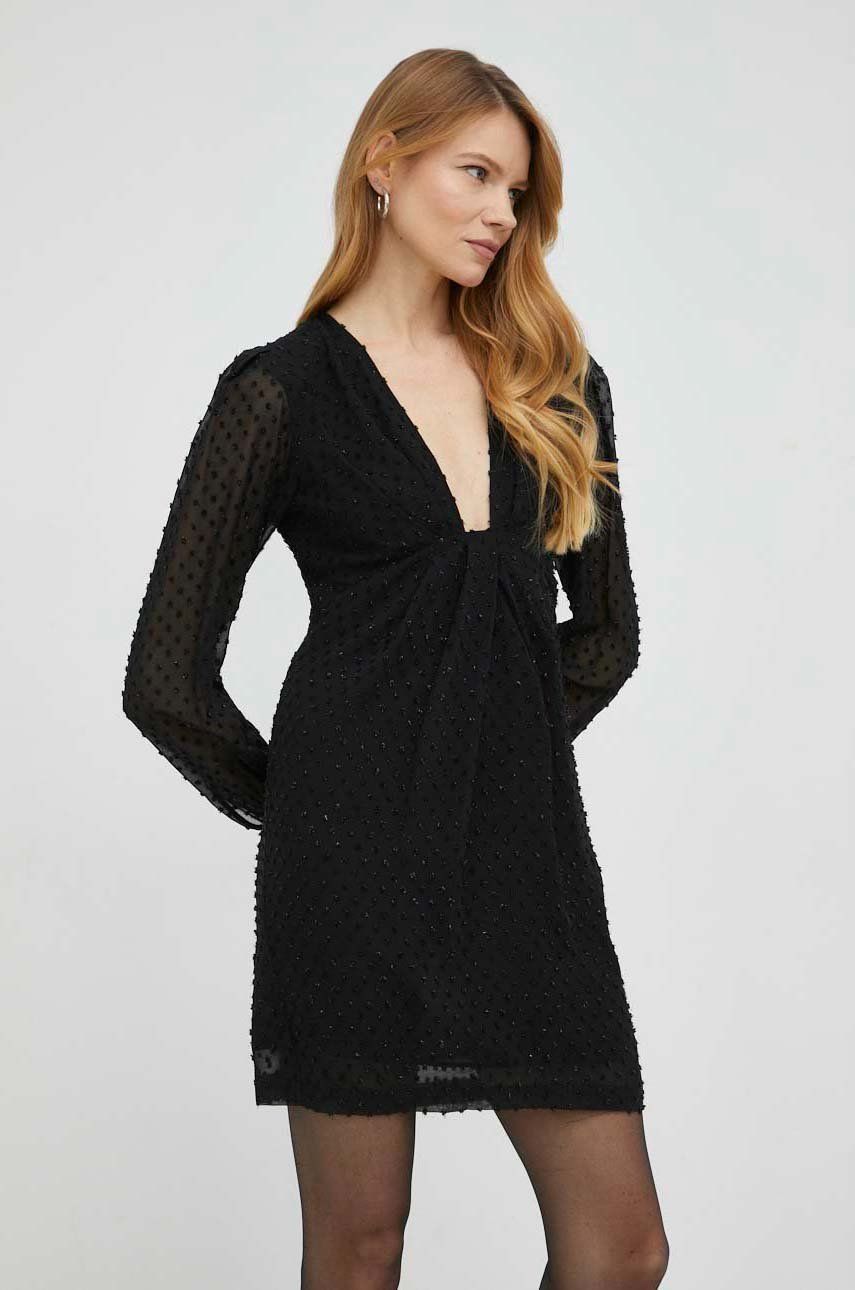MICHAEL Michael Kors rochie culoarea negru, mini, drept answear.ro imagine noua