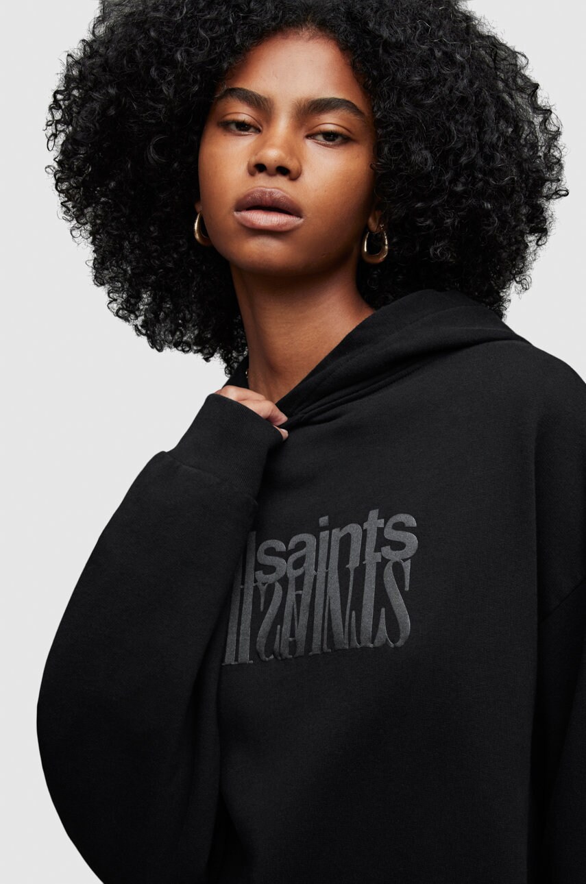 

Бавовняна сукня AllSaints колір чорний mini пряма