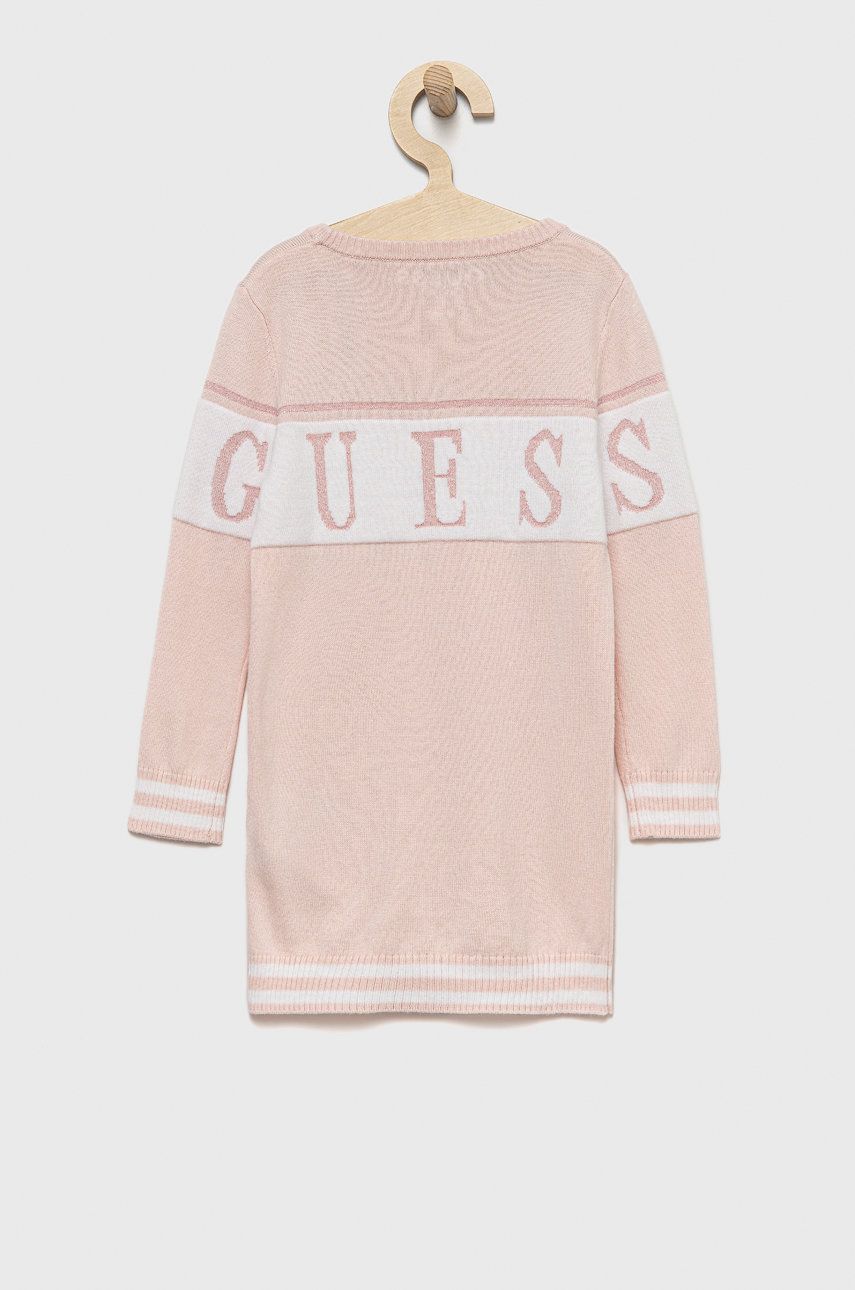 

Детское платье Guess цвет розовый mini прямая