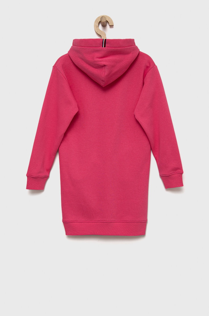 

Дитяча сукня Tommy Hilfiger колір фіолетовий mini oversize