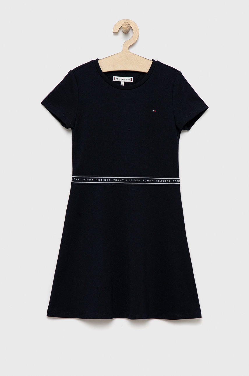 

Детское платье Tommy Hilfiger цвет синий mini прямое
