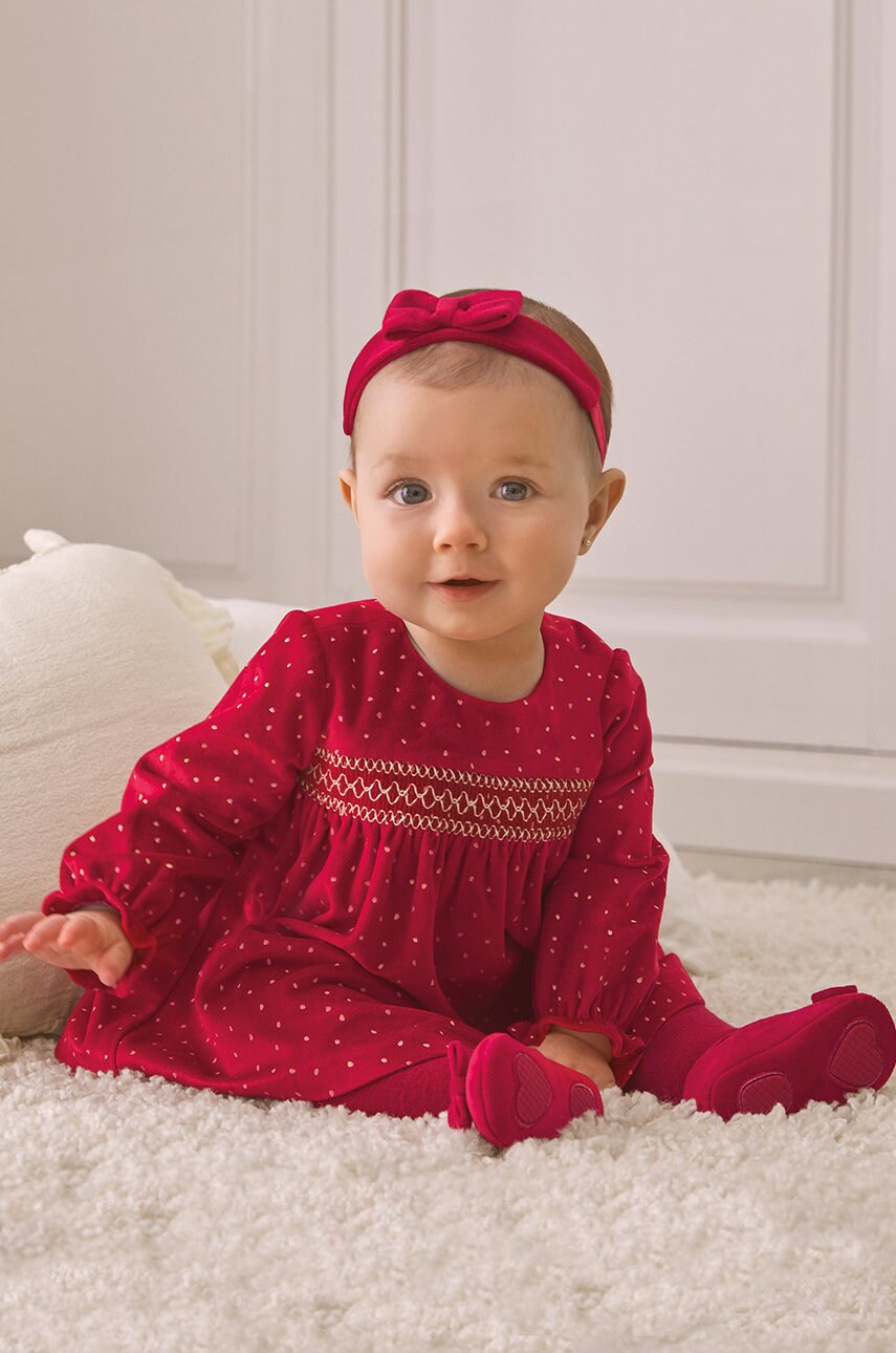 

Сукня для немовлят Mayoral Newborn колір червоний