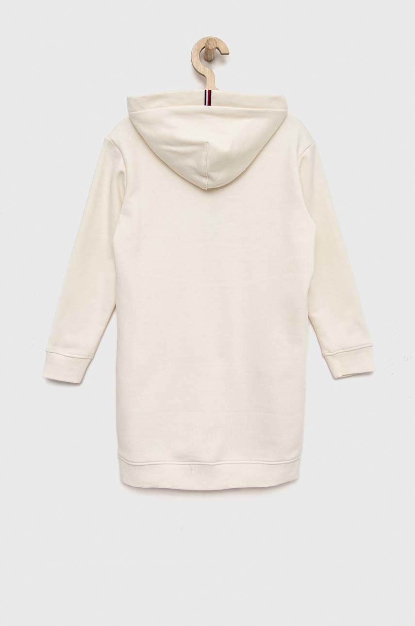 

Дитяча сукня Tommy Hilfiger колір бежевий midi пряма