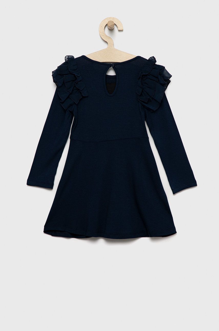 

Дитяча сукня Guess колір синій mini розкльошена