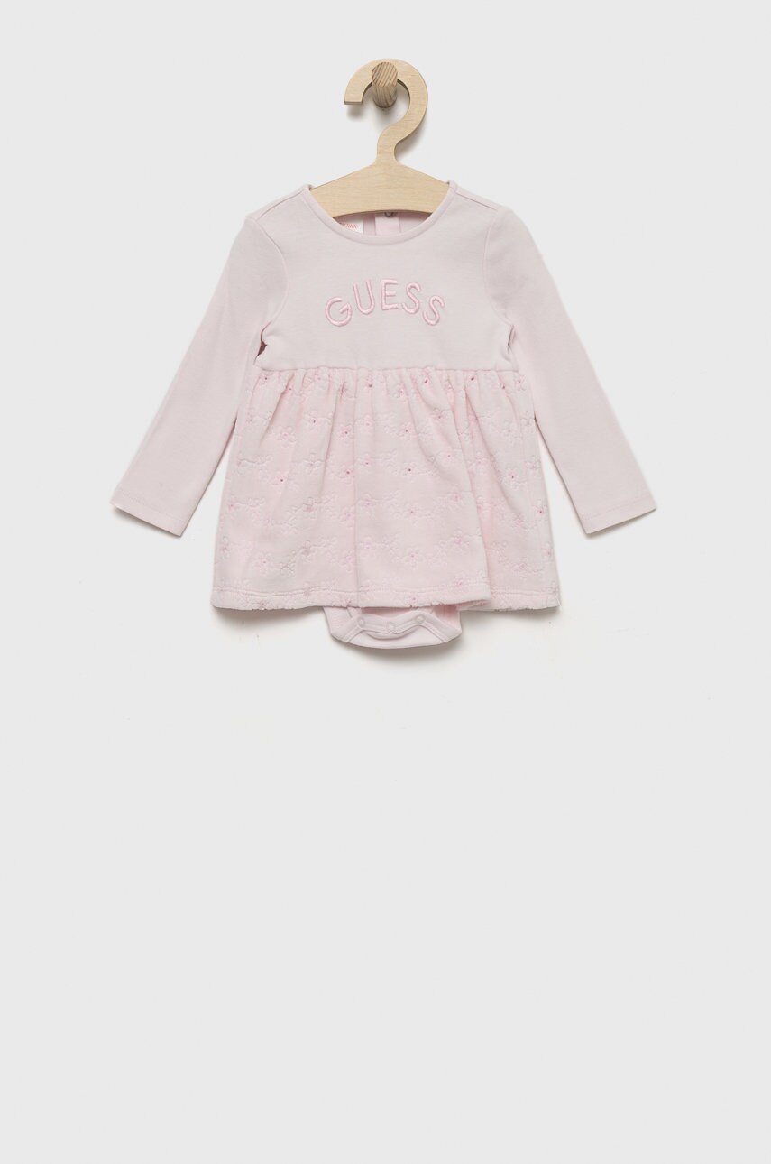 

Дитяча сукня Guess колір рожевий mini розкльошена
