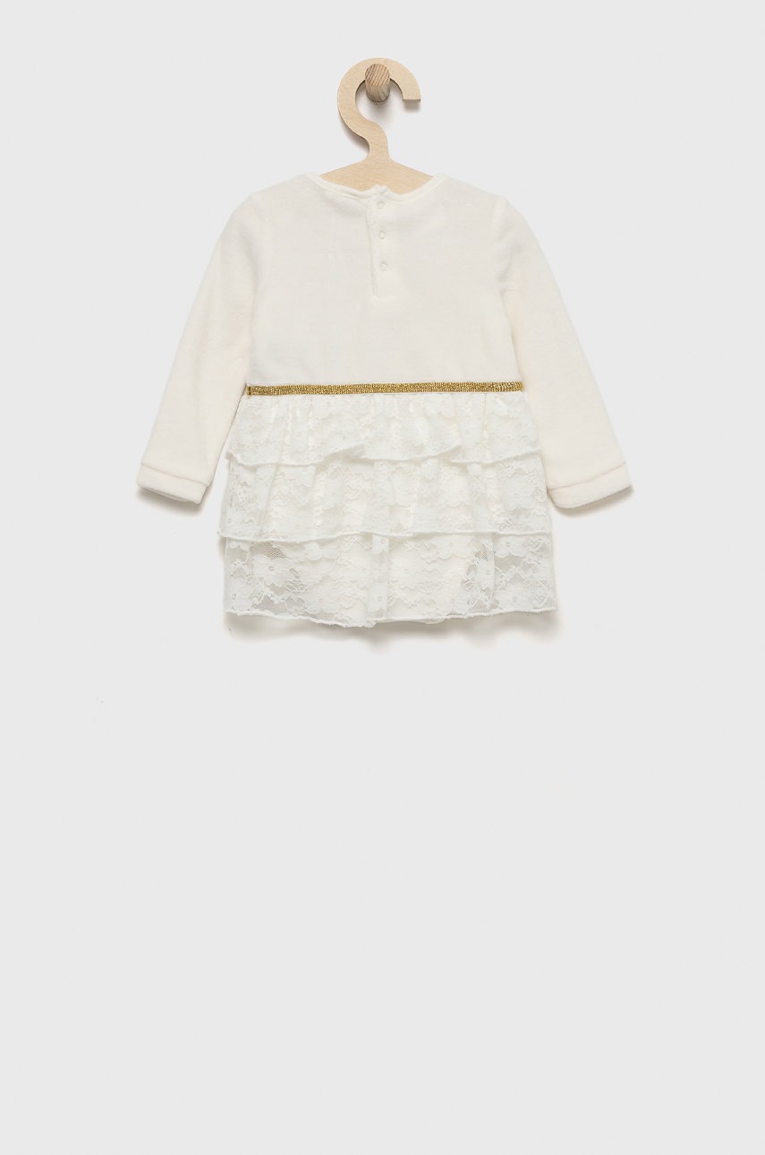 

Детское платье Guess цвет белый mini расклешённая