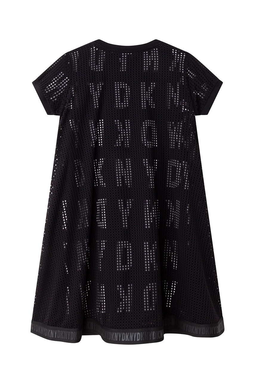 

Детское платье Dkny цвет чёрный mini расклешённая