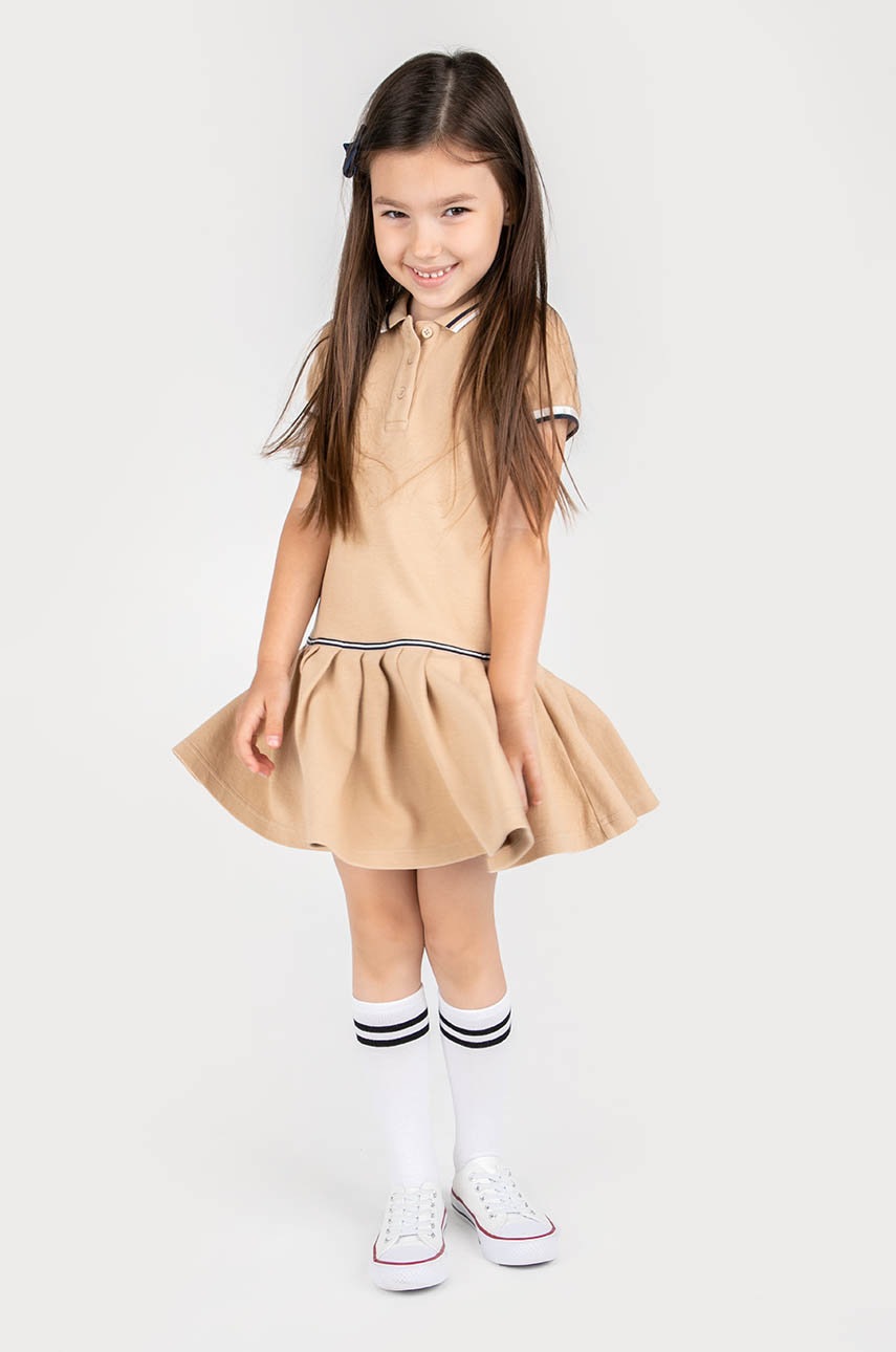 

Детское платье Coccodrillo цвет бежевый mini oversize