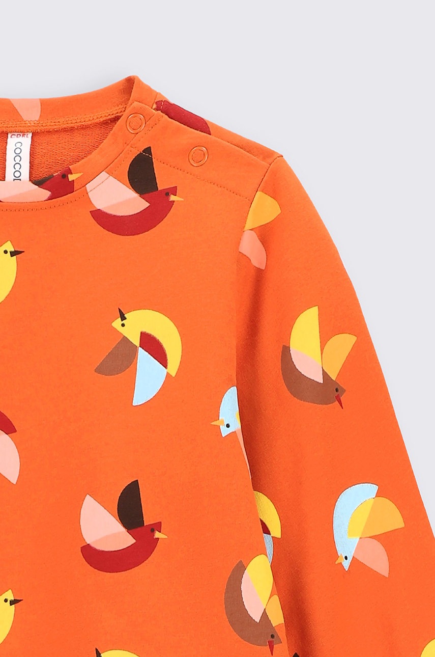 

Детское платье Coccodrillo цвет оранжевый mini oversize
