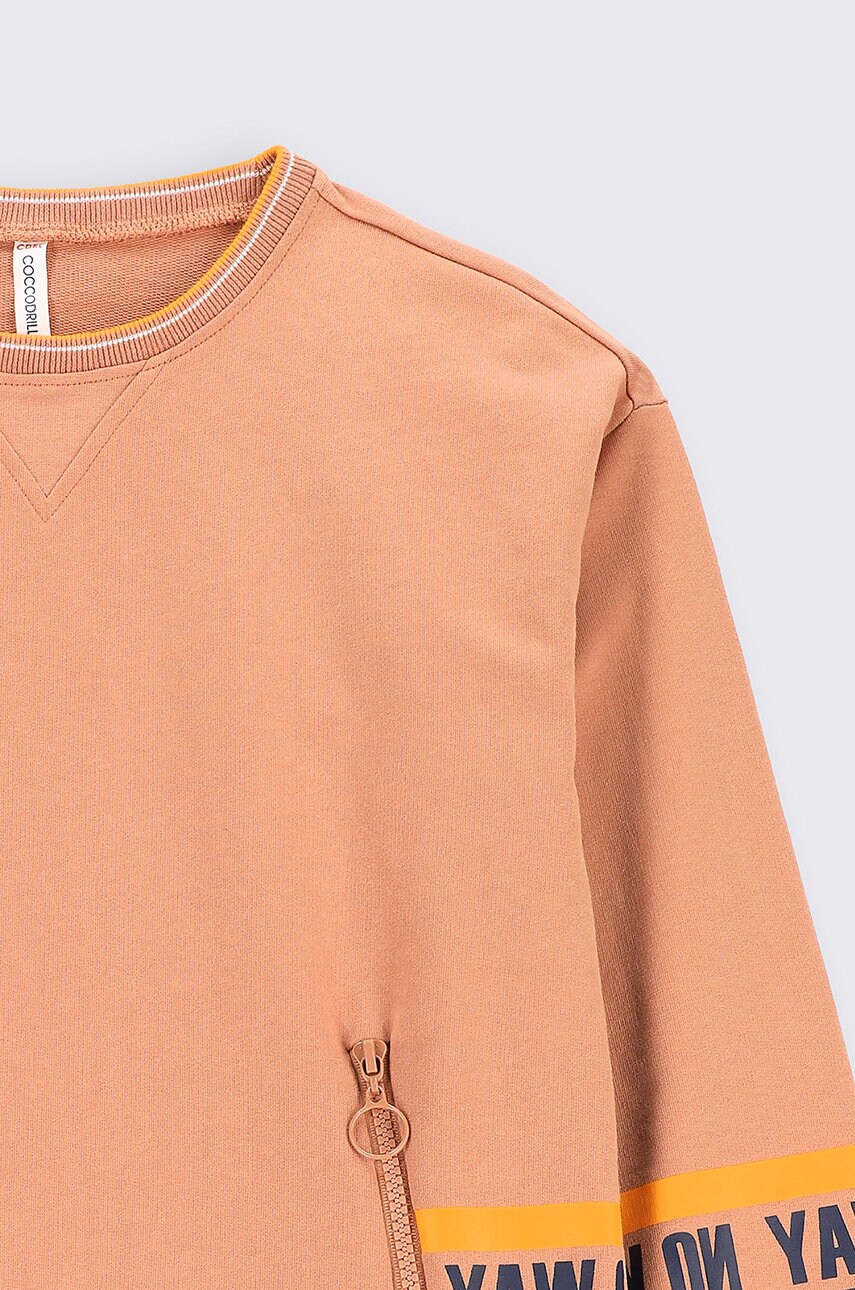 

Хлопковое детское платье Coccodrillo цвет розовый mini oversize